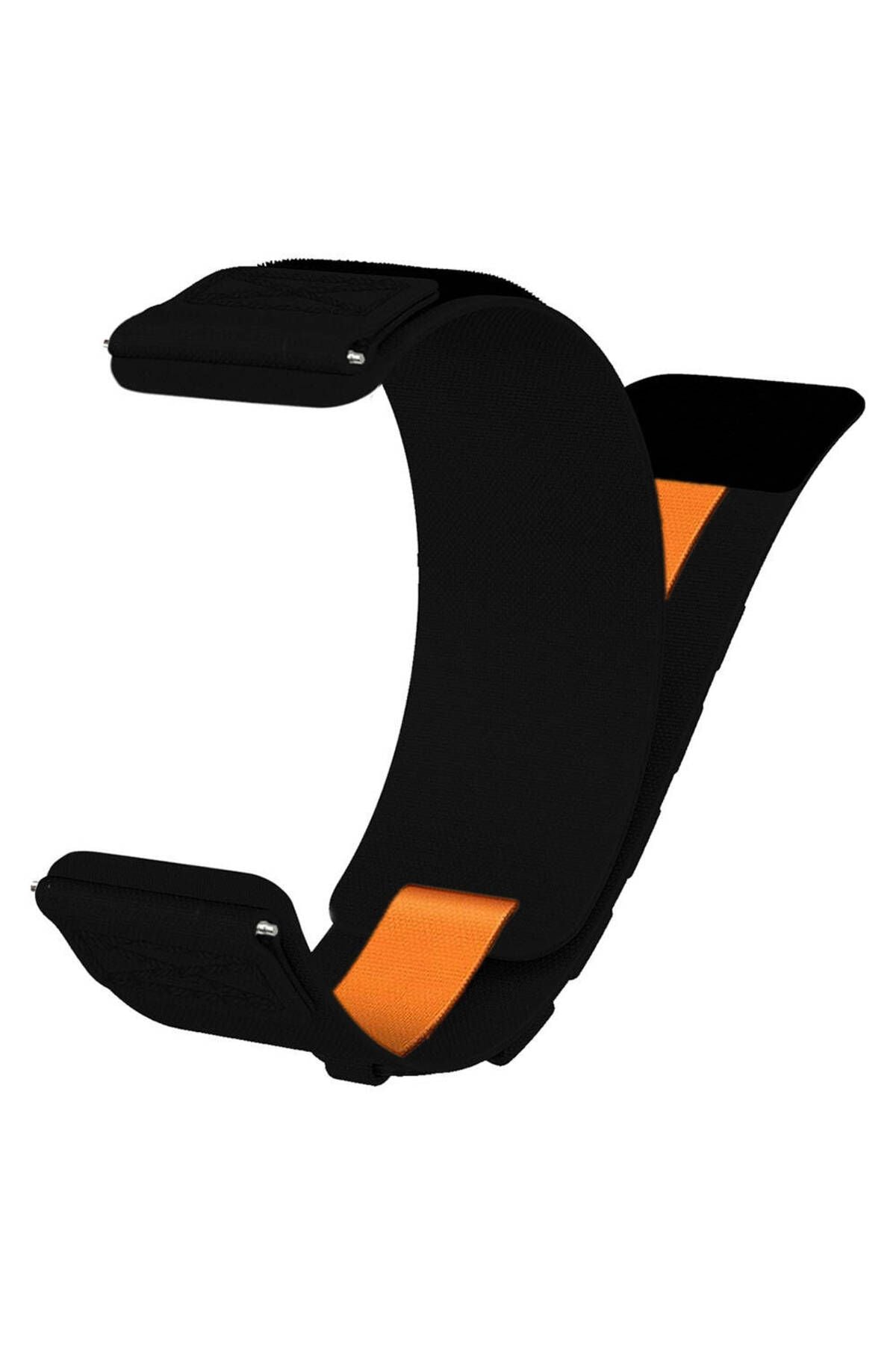 Galaxy Watch 42mm Zore KRD-112 20mm Orbital Örgülü Halat Tasarımlı Naylon Kumaş Hasır Kordon-Yeşil