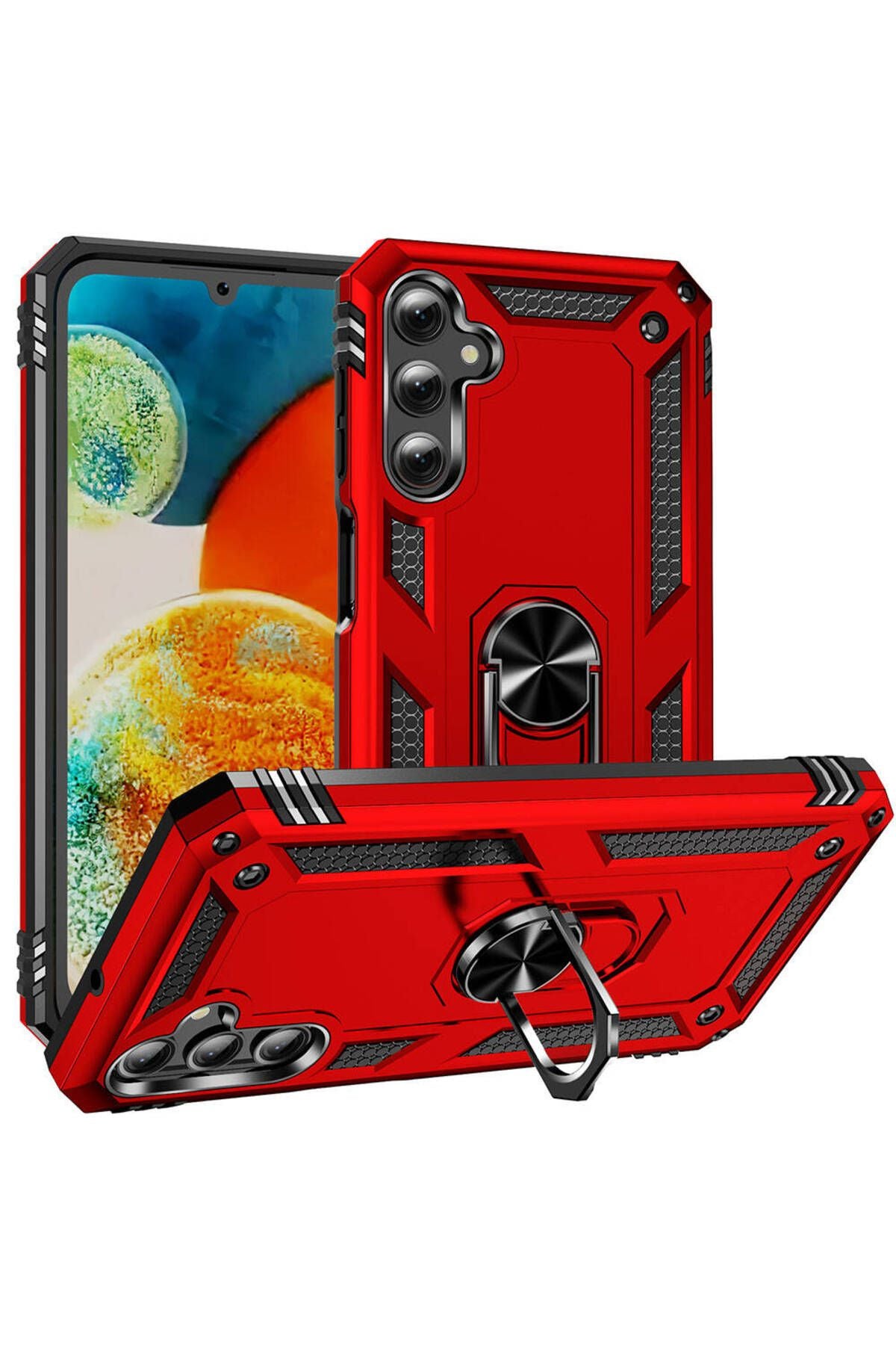 Galaxy A24 Kılıf GLLP Vega Kapak - Kırmızı