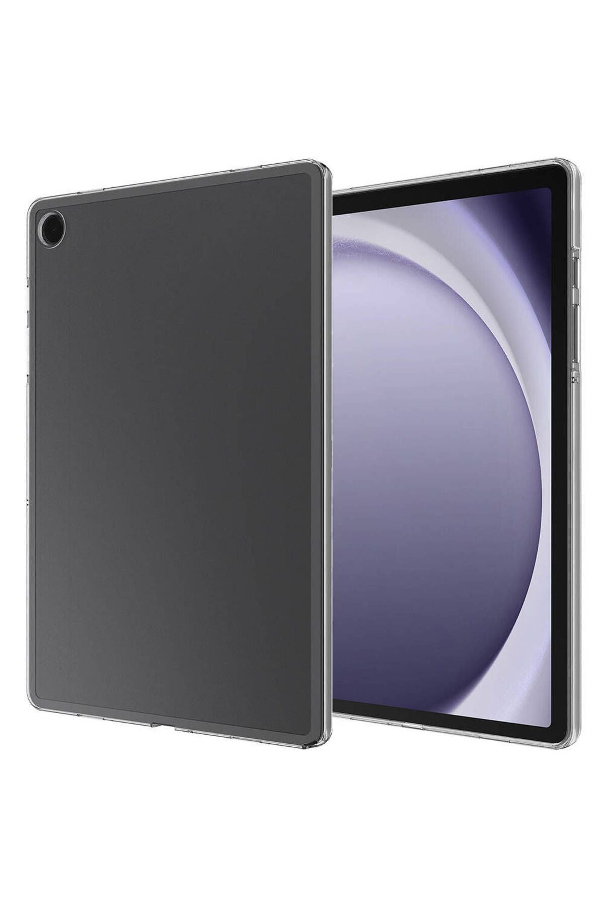 Galaxy Tab A9 Kılıf  Uyumlu Zore Tablet Süper Silikon Kapak-Renksiz