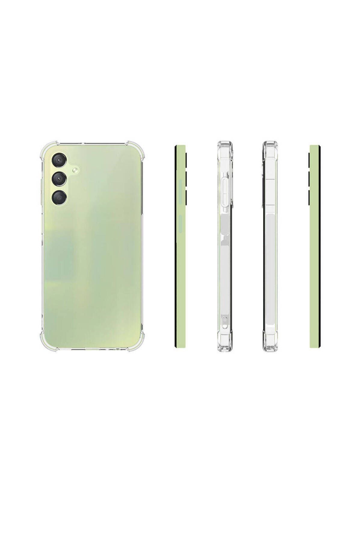 Galaxy A15 Kılıf RNTC Nitro Anti Shock Silikon - Renksiz