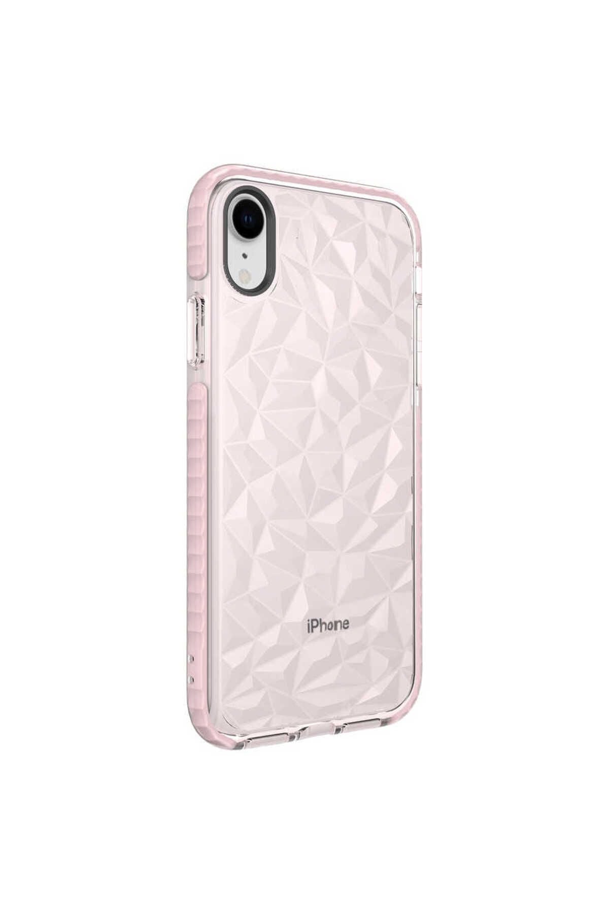 iPhone XR 6.1 Kılıf Zore Buzz Kapak - Pembe