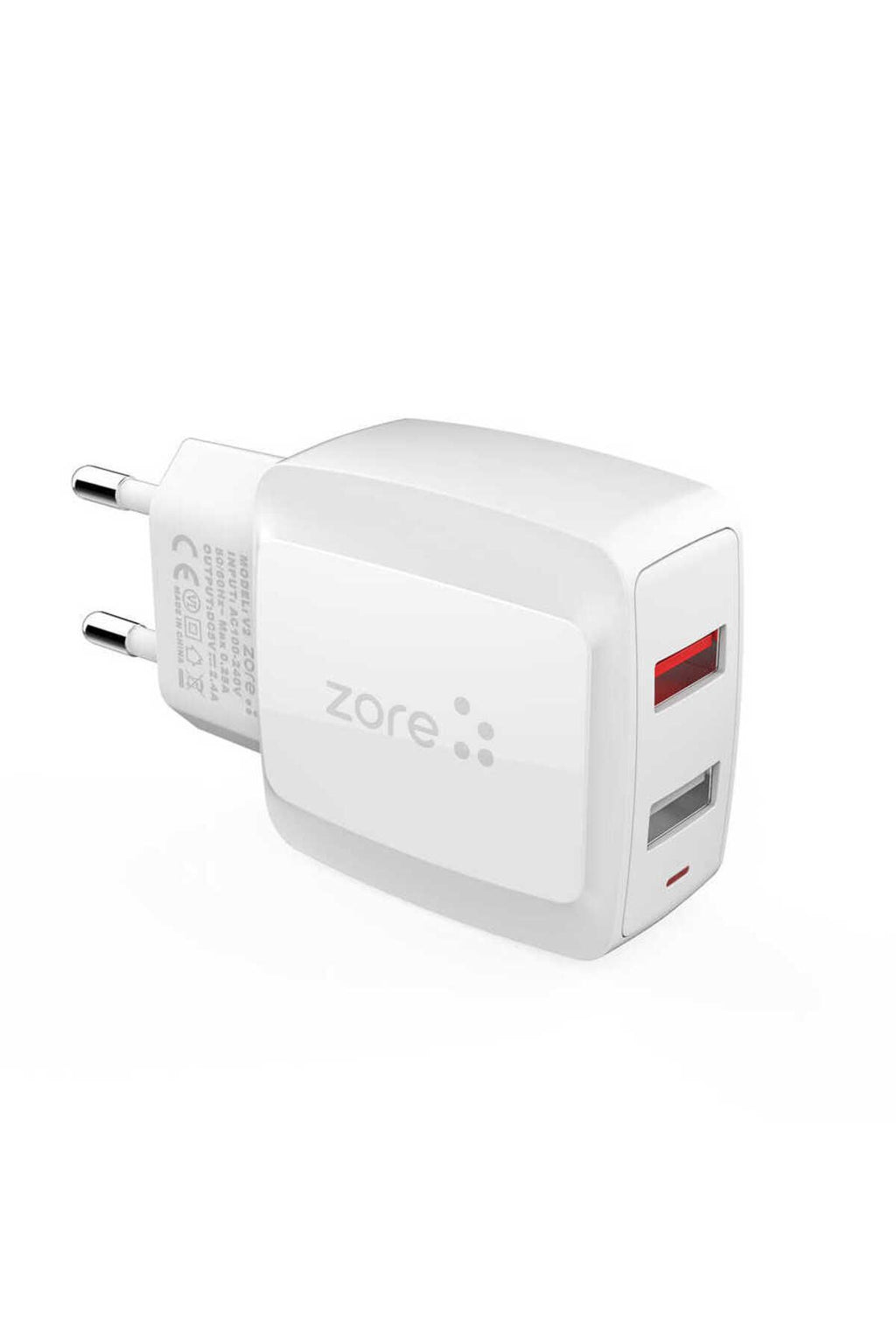 Beyaz Vest Serisi V2 Micro 2 in 1 Şarj Seti-Zore