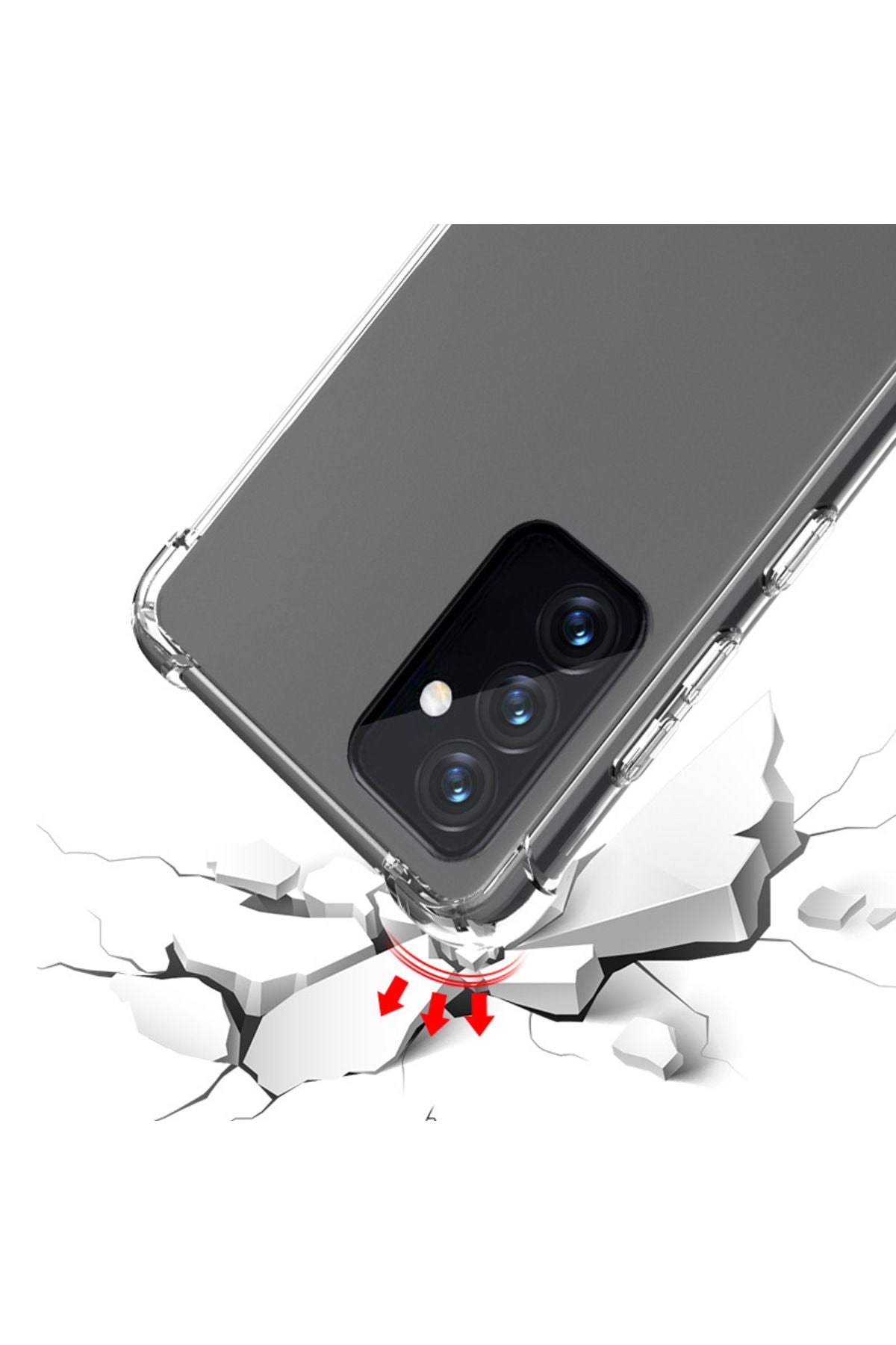 Galaxy A54 Kılıf TUVA Nitro Anti Shock Silikon - Renksiz