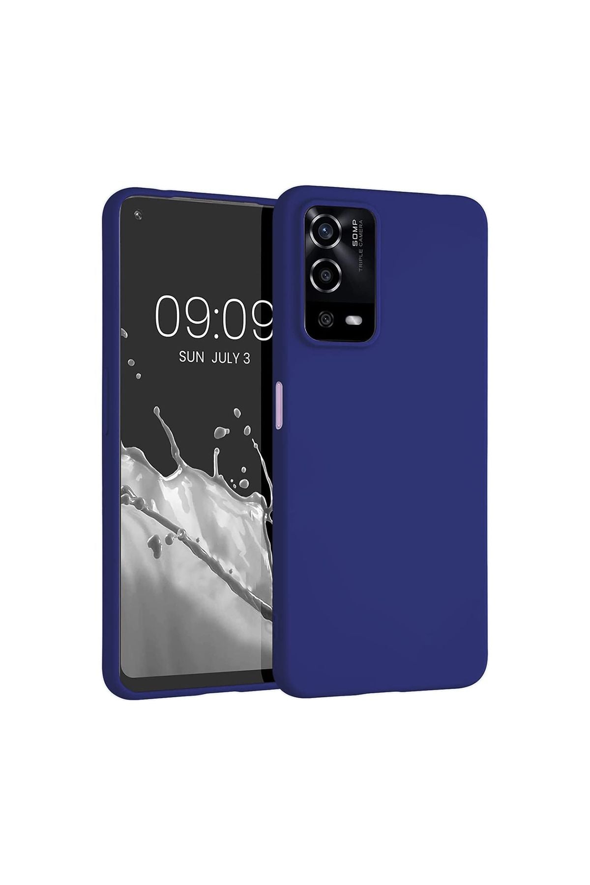 A55 4G Kılıf TQR Premier Silikon Kapak - Lacivert