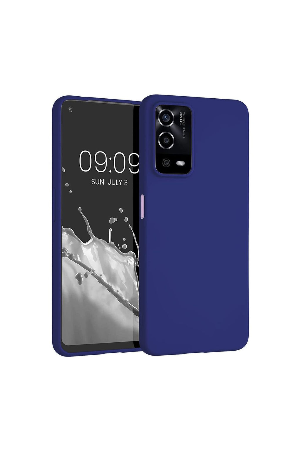 A55 4G Kılıf TQR Premier Silikon Kapak - Lacivert