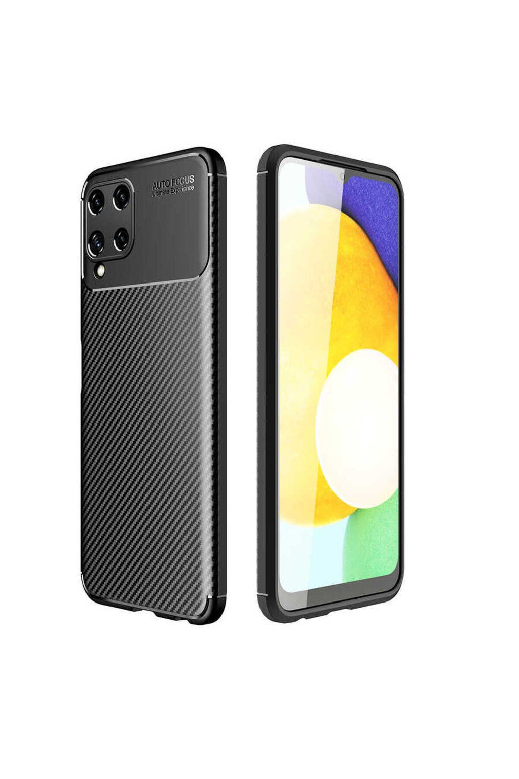 Galaxy A22 4G Kılıf Zore Negro Silikon Kapak - Kahverengi