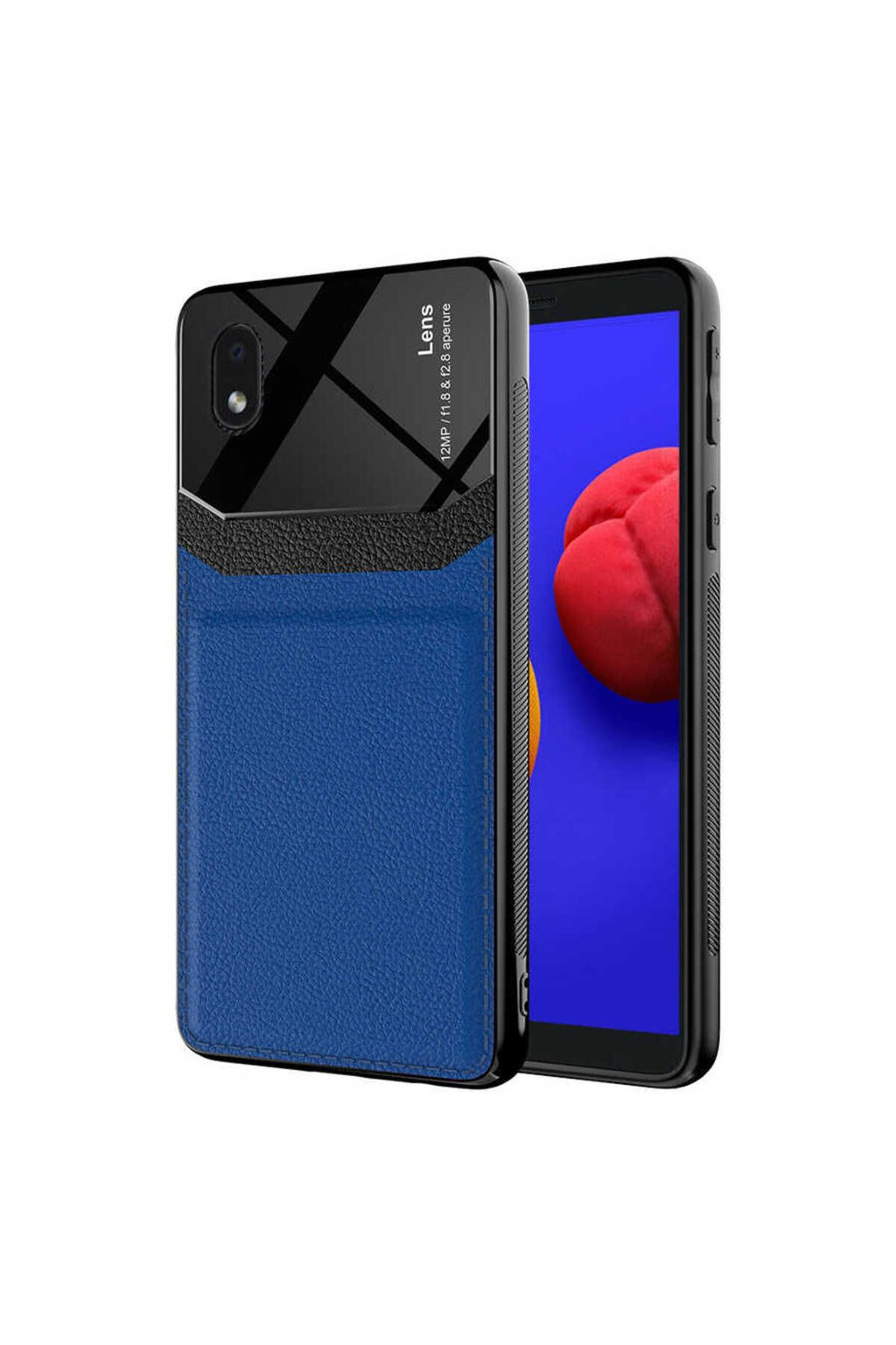 Galaxy A01 Core Kılıf Zore Emiks Kapak - Lacivert