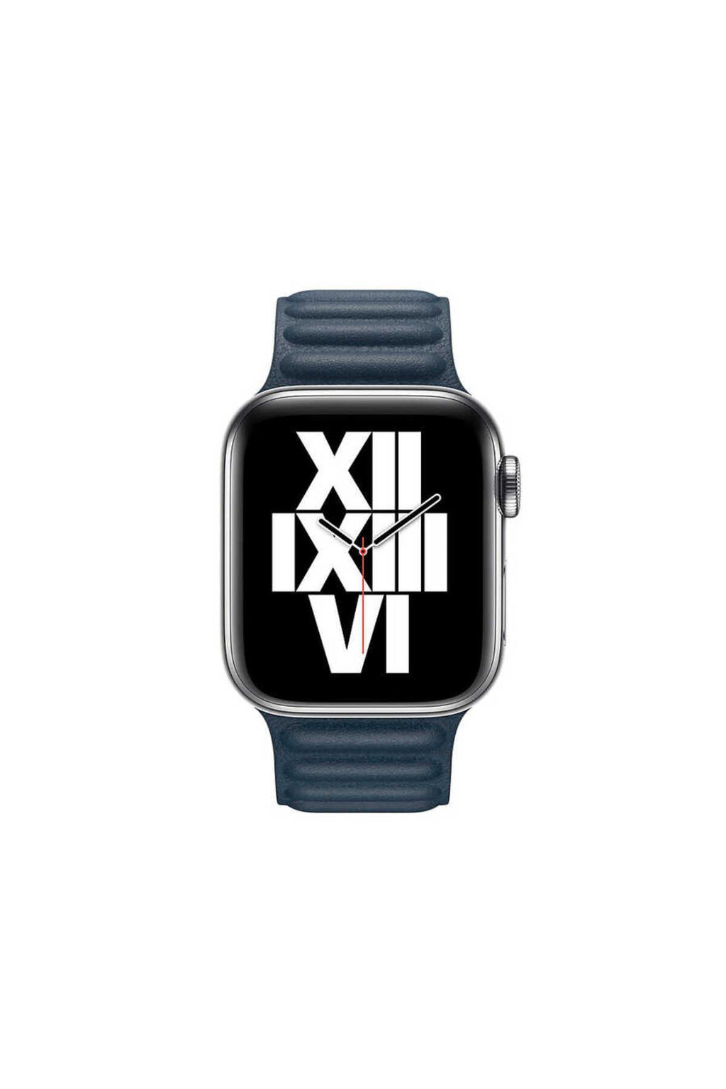 Watch Ultra 49mm Kordon Uyumlu KRD-34 Deri Strap Kayış CLO- Lacivert