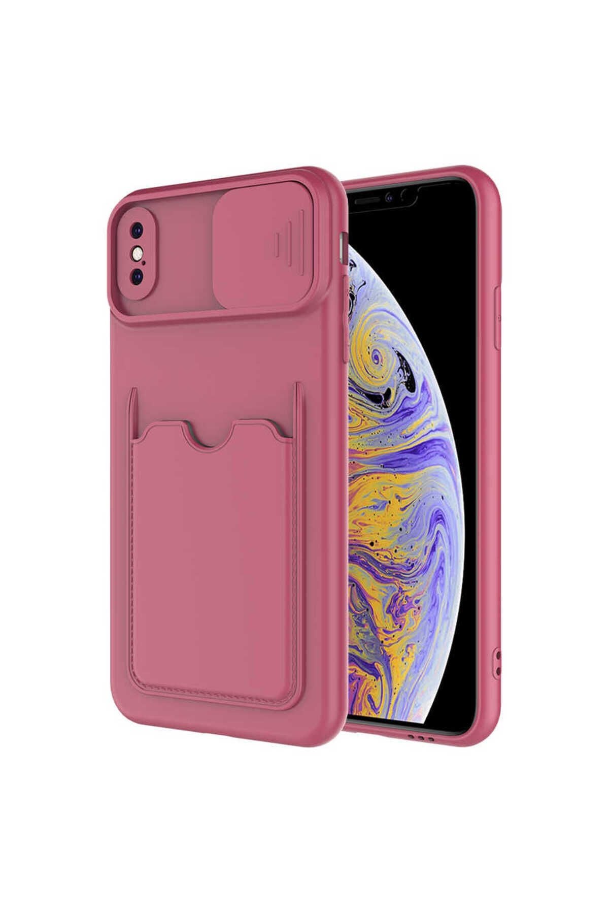iPhone XS Max 6.5 Kılıf SVL Kartix Kapak - Koyu Mor