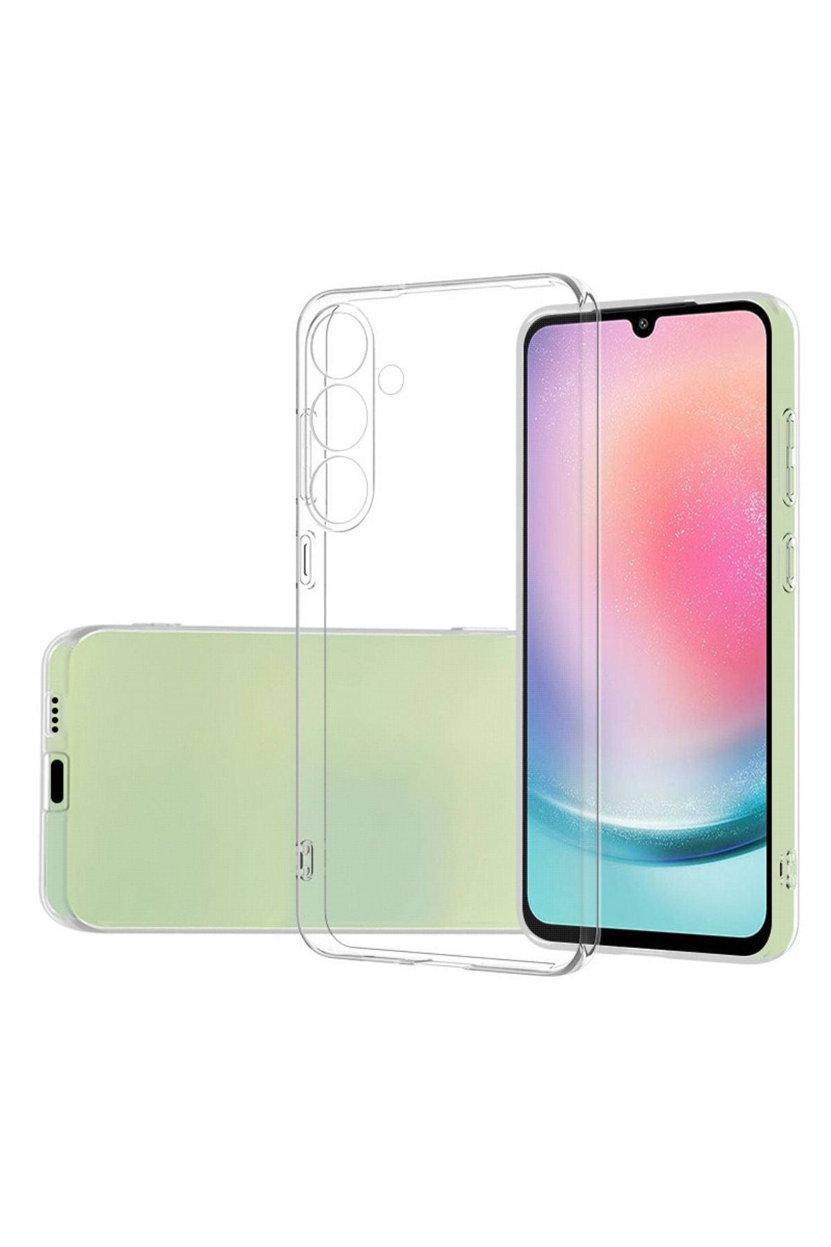 Galaxy S25 Uyumlu Kılıf Zore Süper Silikon Kapak-Şeffaf