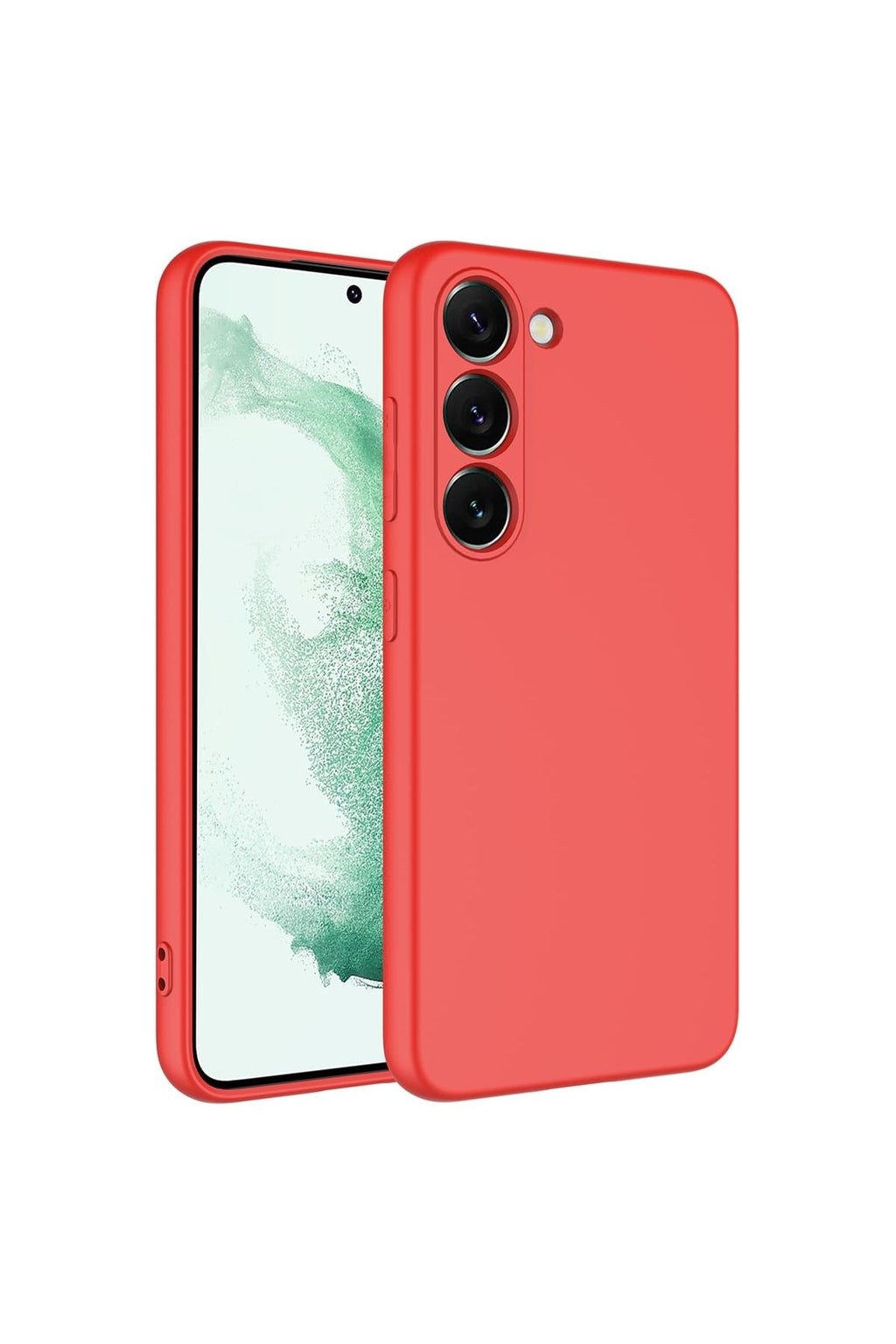 Galaxy S23 Uyumlu Zore Mara Lansman Kılıf-Kırmızı