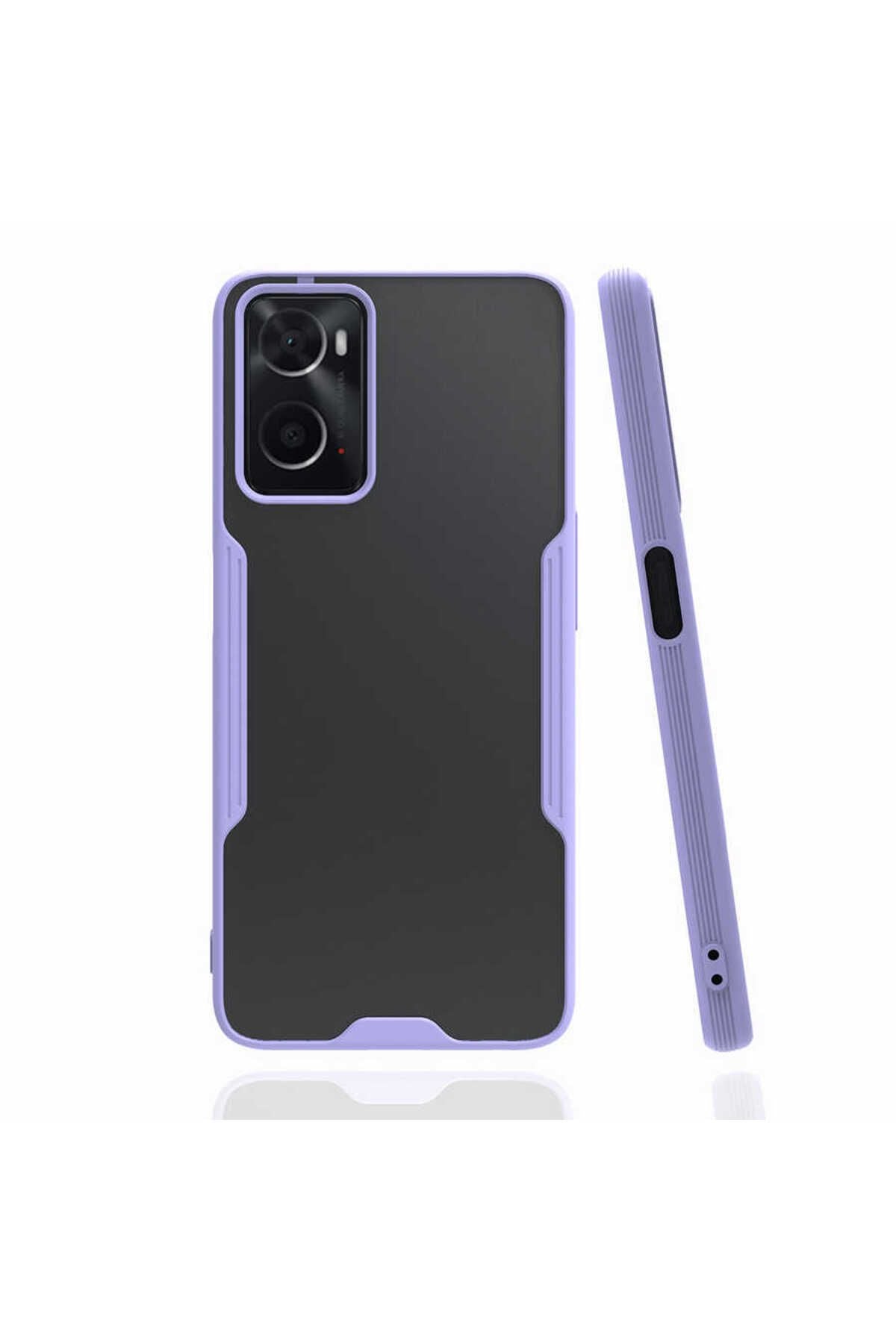 A96 4G Kılıf Zore Parfe Kapak - Mor