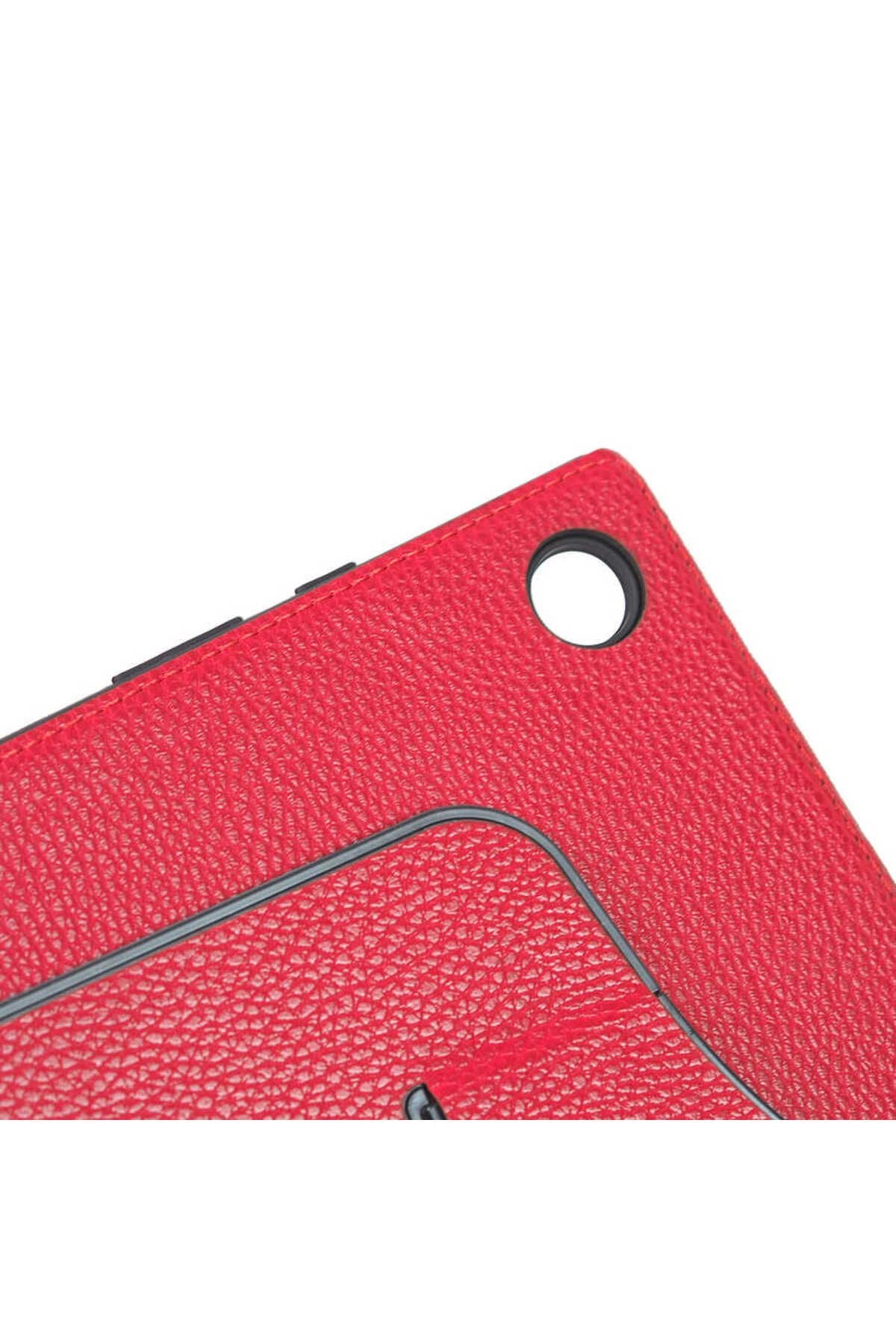 Galaxy Tab A8 10.5 SM-X200 (2021)  Uyumlu Zore Fest Dönebilen Standlı Kılıf-Turkuaz
