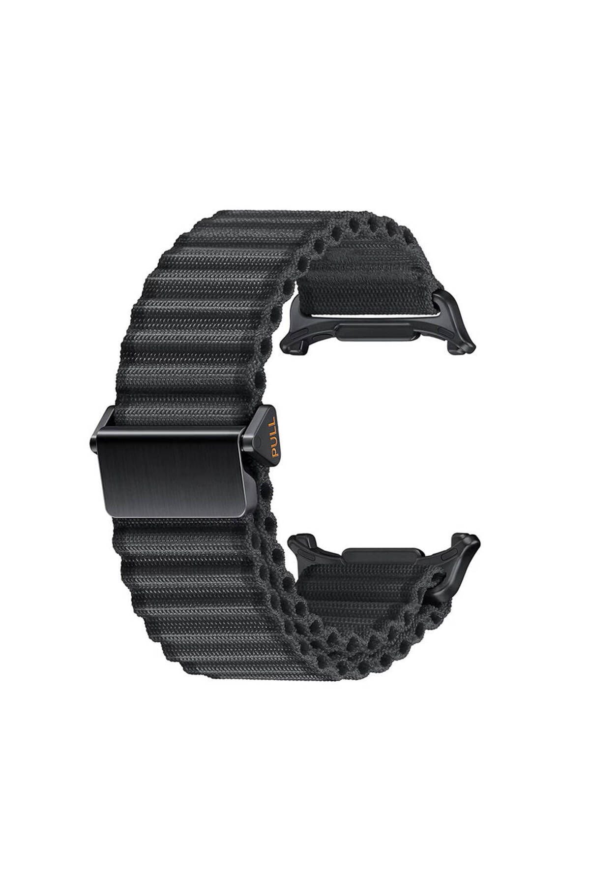 Galaxy Watch Ultra 47mm Zore KRD-120 Naylon Kumaş Hasır Örgülü Kordon-Yeşil