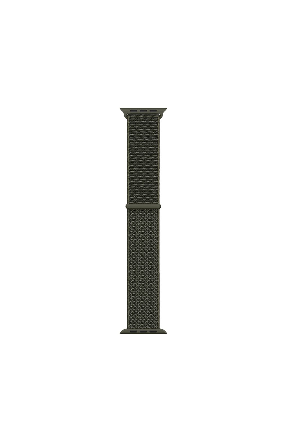 Watch uyumlu 40mm Kordon Band-03 Serisi Hasır Strap Kayış-Sea Salt