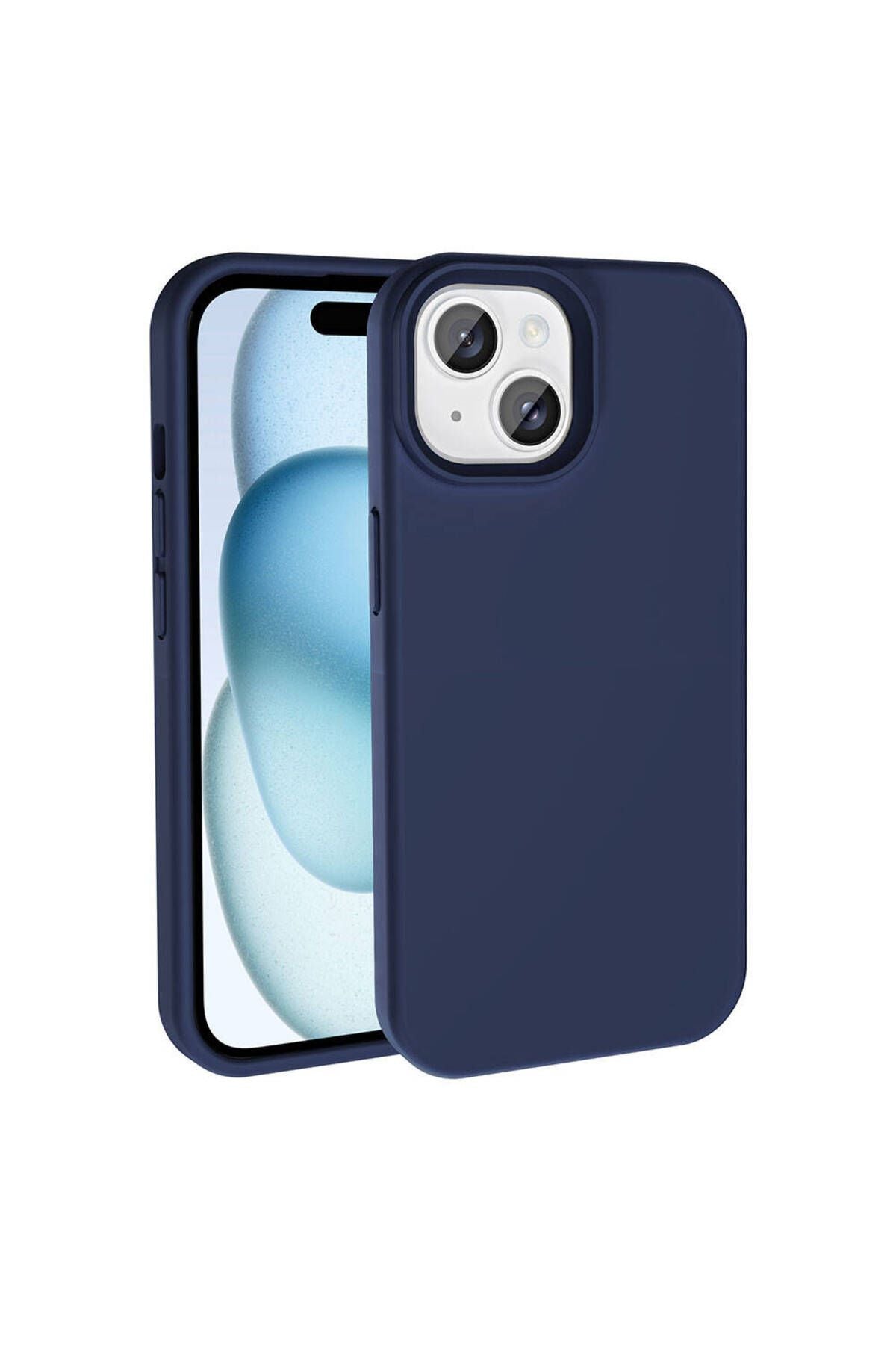 iPhone 15 Plus Kılıf Magsafe Şarj Özellikli Sıvı Teknolojili Silinebilir Sert Zore Kivi Kapak-Lacive