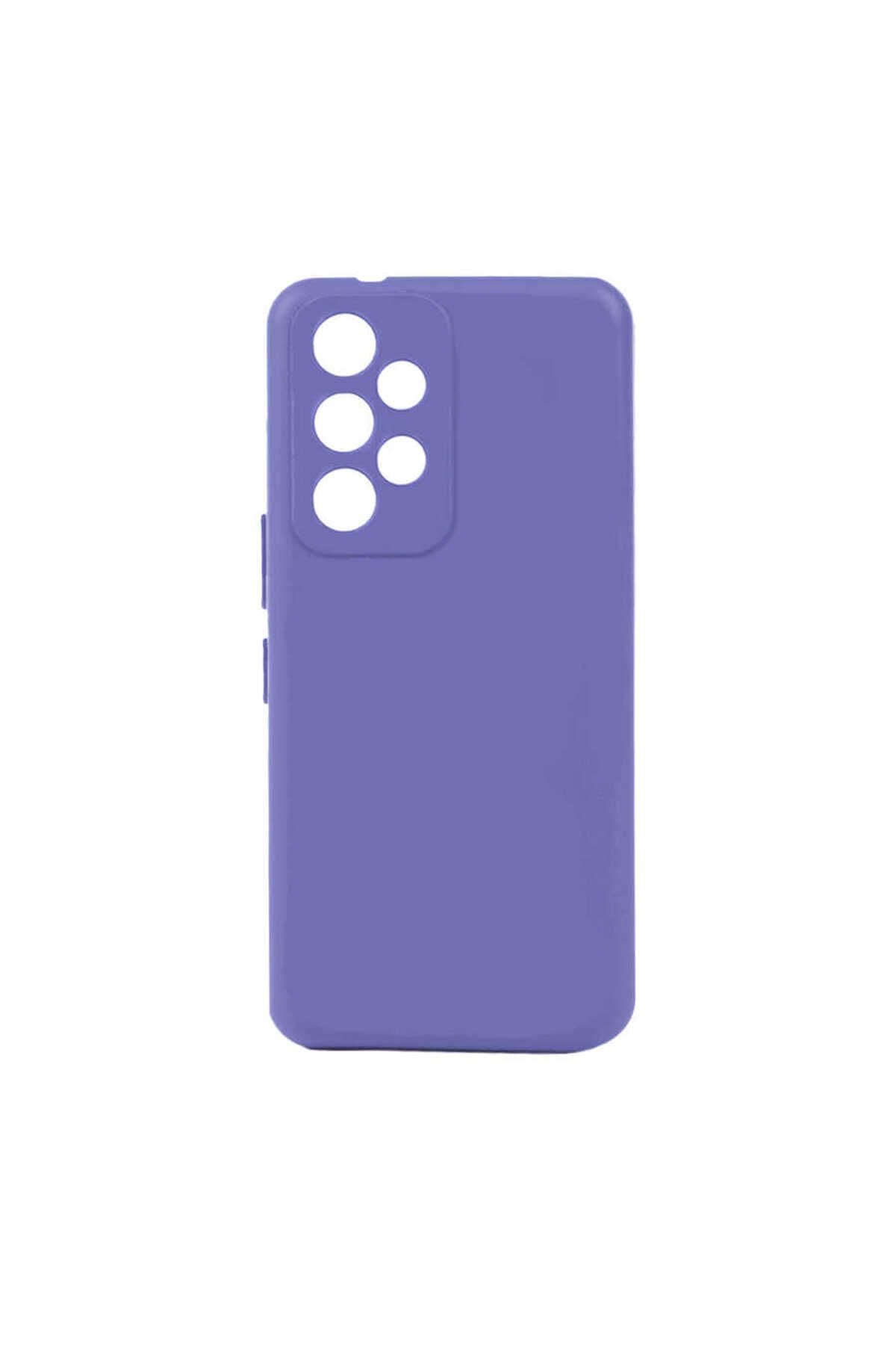 Galaxy A33 5G Uyumlu Lofy Biye Silikon-Lila