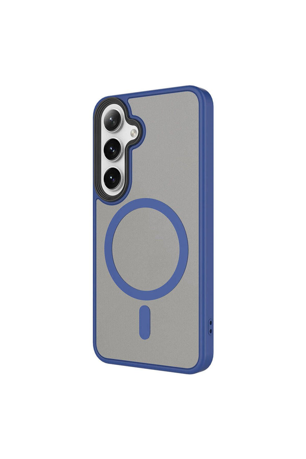 Galaxy S24 Plus Kılıf Sert PC Arka Yüzey Wireless Şarj Özellikli Zore Flet Magsafe Kapak - Lila