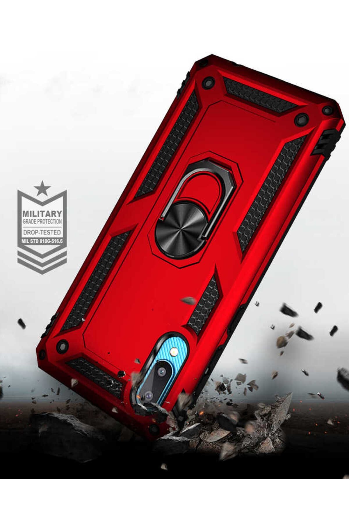 Galaxy A02 Kılıf Zore Vega Kapak - Gri