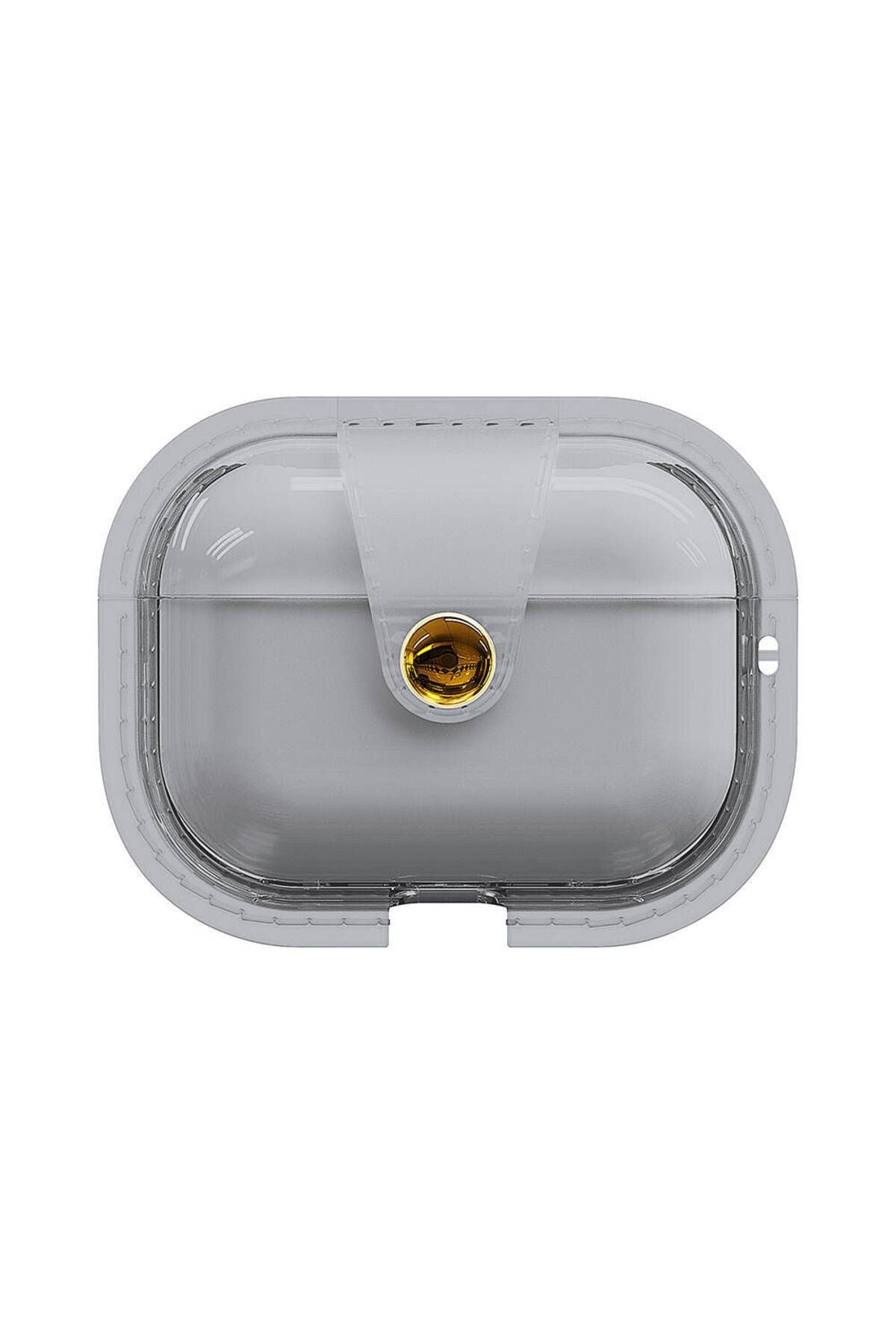 Air-Pods Pro Zore Airbag 33 Darbelere Karşı Dayanıklı Magnetik Kılıf-Şeffaf