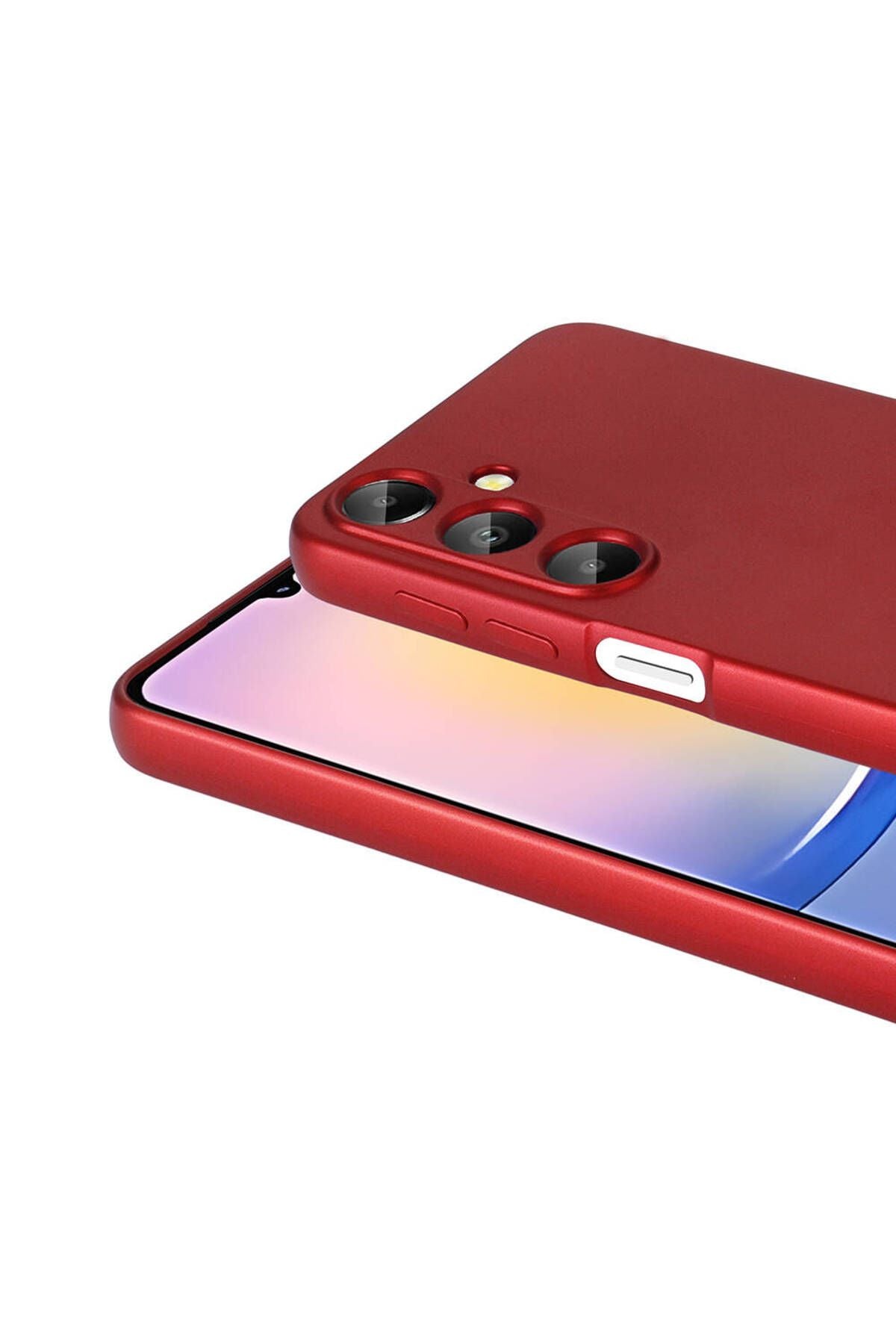 Galaxy A25 Kılıf Zore Premier Silikon Kapak - Rose Gold