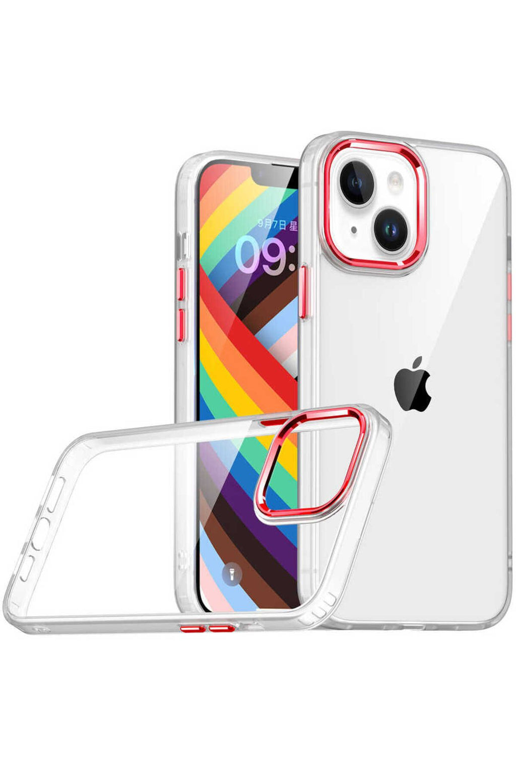 iPhone 14 Uyumlu Flora Kılıf-Sierra Mavi