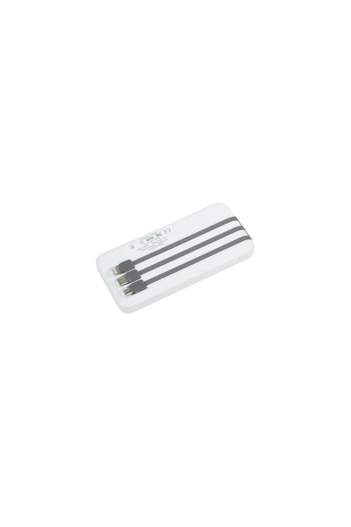 MOT Type-C - Micro - Lightning Led Göstergeli Taşınabilir Powerbank 10000 mAh