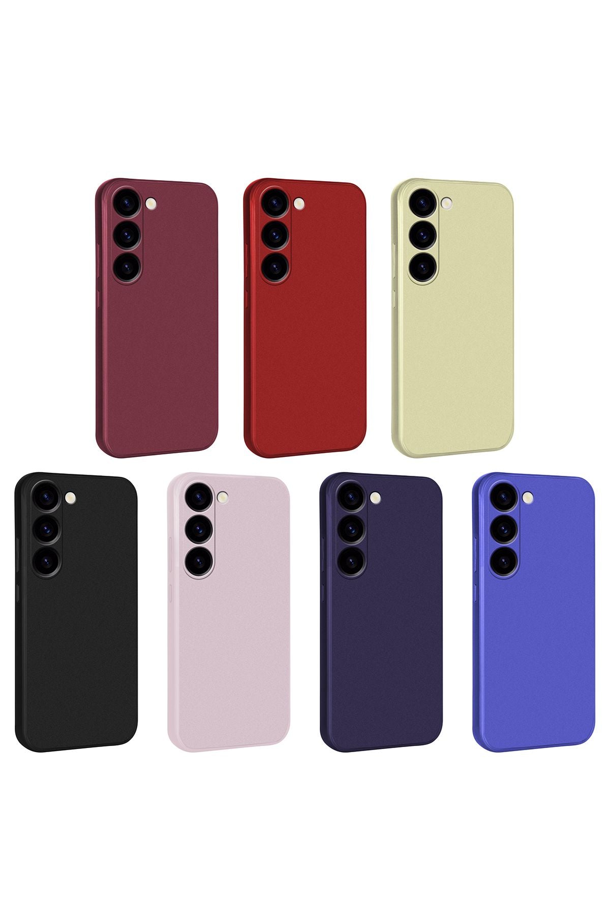 Galaxy S23 Plus Uyumlu Zore Premier Silikon Kılıf-Lacivert