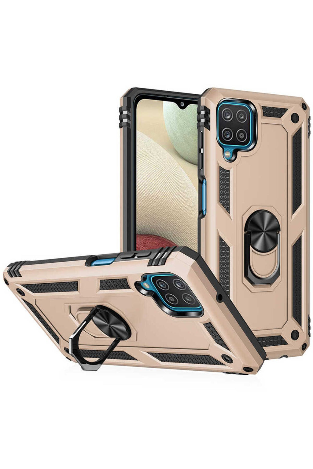 Galaxy A22 4G Kılıf Zore Vega Kapak - Siyah