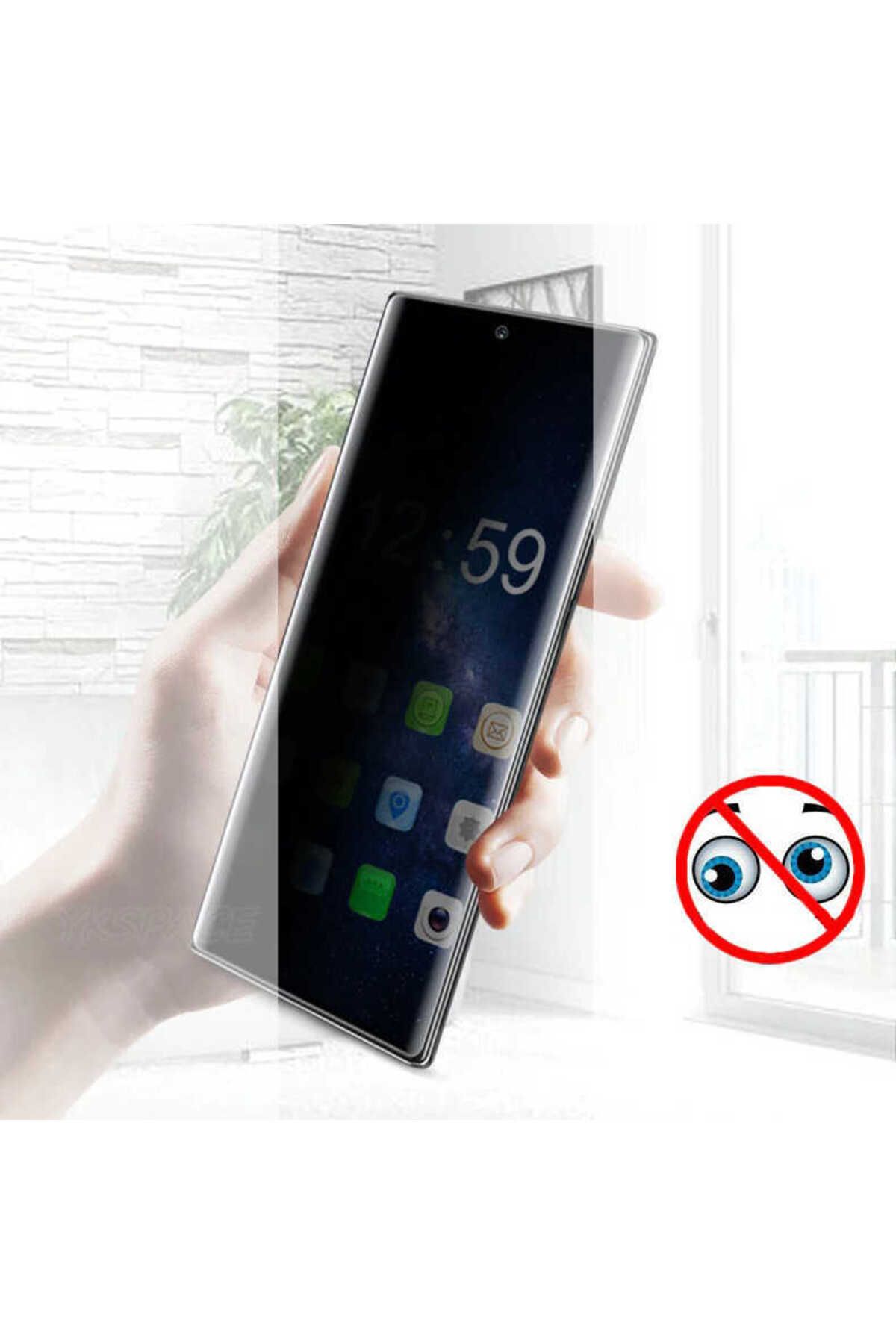 Galaxy Note 20 Uyumlu Zore Privacy Polymer Nano Ekran Koruyucu