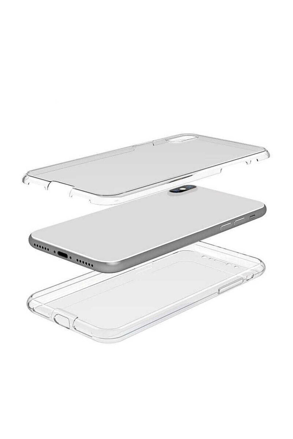 iPhone XS 5.8 Kılıf Zore Enjoy Kapak - Renksiz