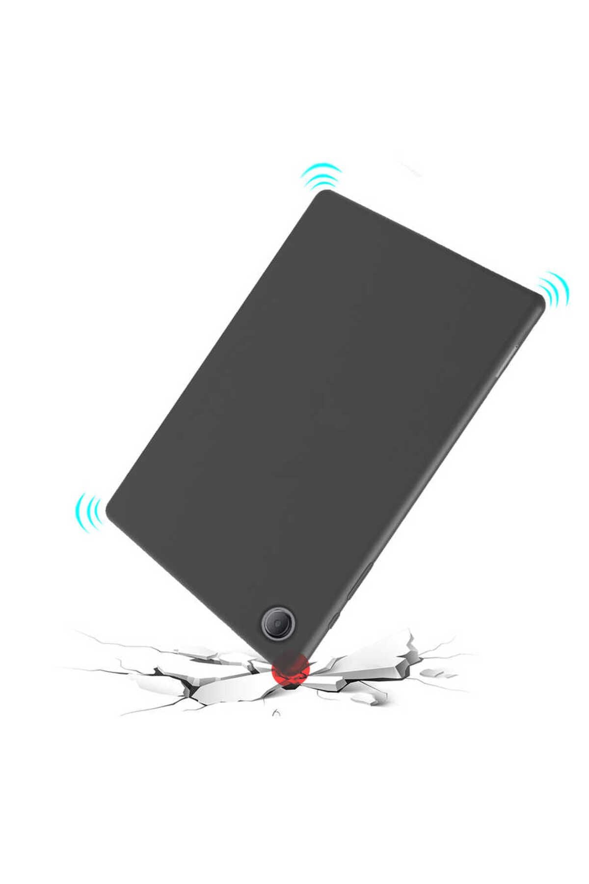 Galaxy Tab A8 10.5 SM-X200 (2021) Zore Beg Tablet Silikon - Kırmızı