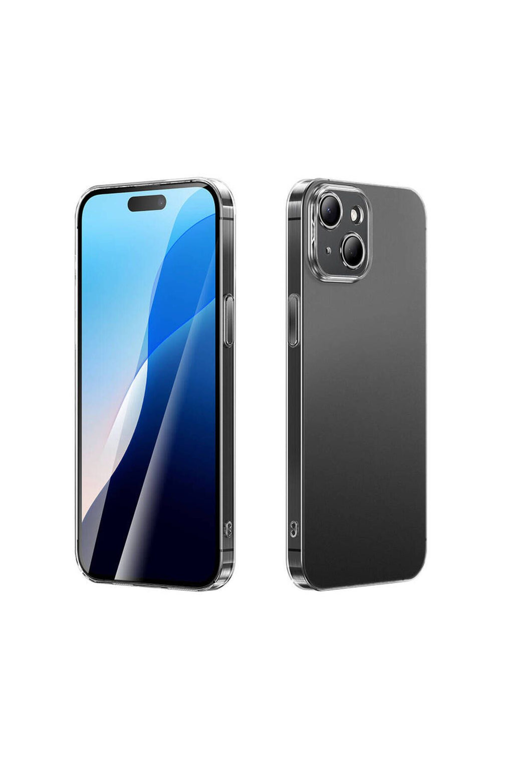 iPhone 15 Kılıf Toz Önleyici Zore Helo Kapak - Şeffaf