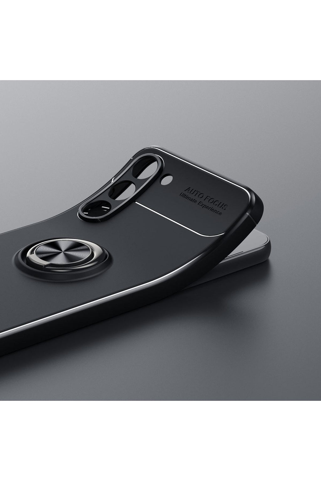 Galaxy S23 Uyumlu Zore Ravel Silikon Kılıf-Siyah