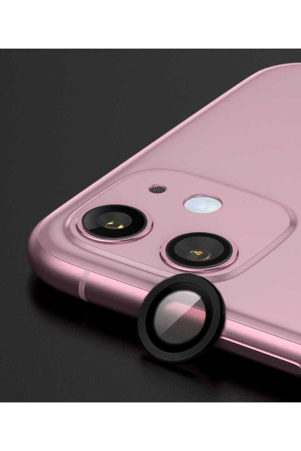 iPhone 11 Uyumlu Zore CL-07 Kamera Koruyucu-Açık Yeşil