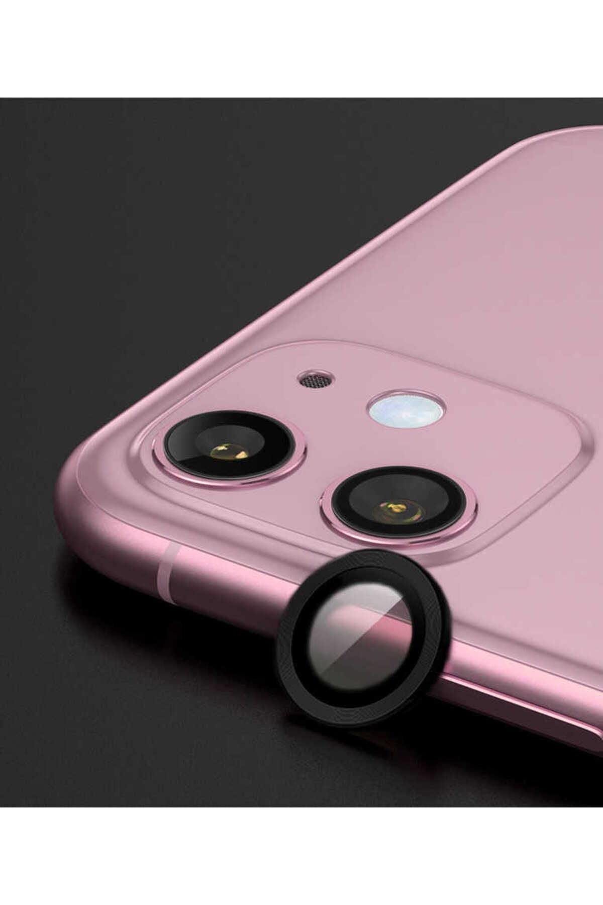 iPhone 11 Uyumlu Zore CL-07 Kamera Koruyucu-Açık Yeşil
