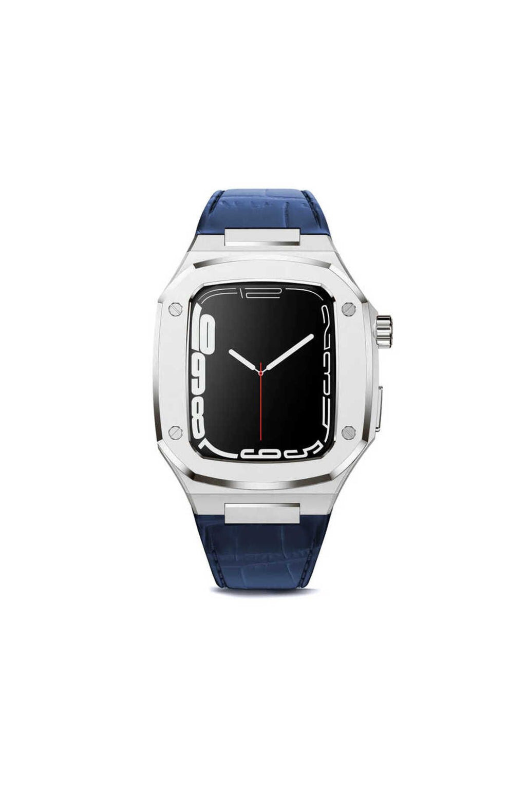 Watch 7 45mm Uyumlu KRD-67 Zore Kordon-Kahverengi-Gümüş