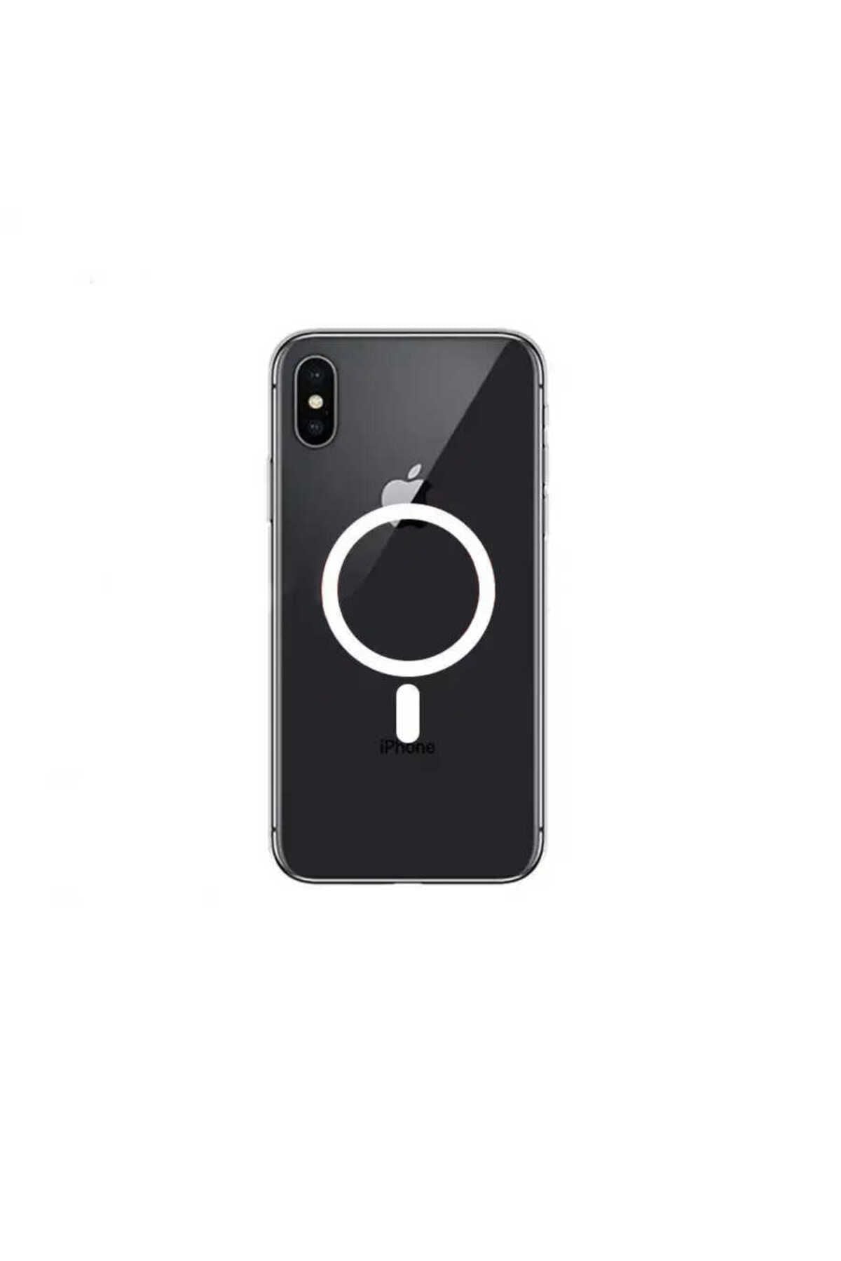 iPhone XS 5.8 Kılıf Zore Tacsafe Wireless Kapak - Renksiz