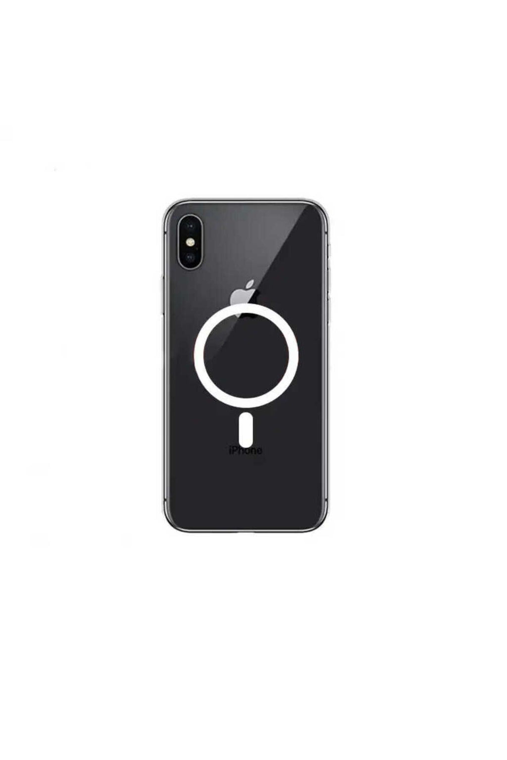 iPhone XS 5.8 Kılıf Zore Tacsafe Wireless Kapak - Renksiz