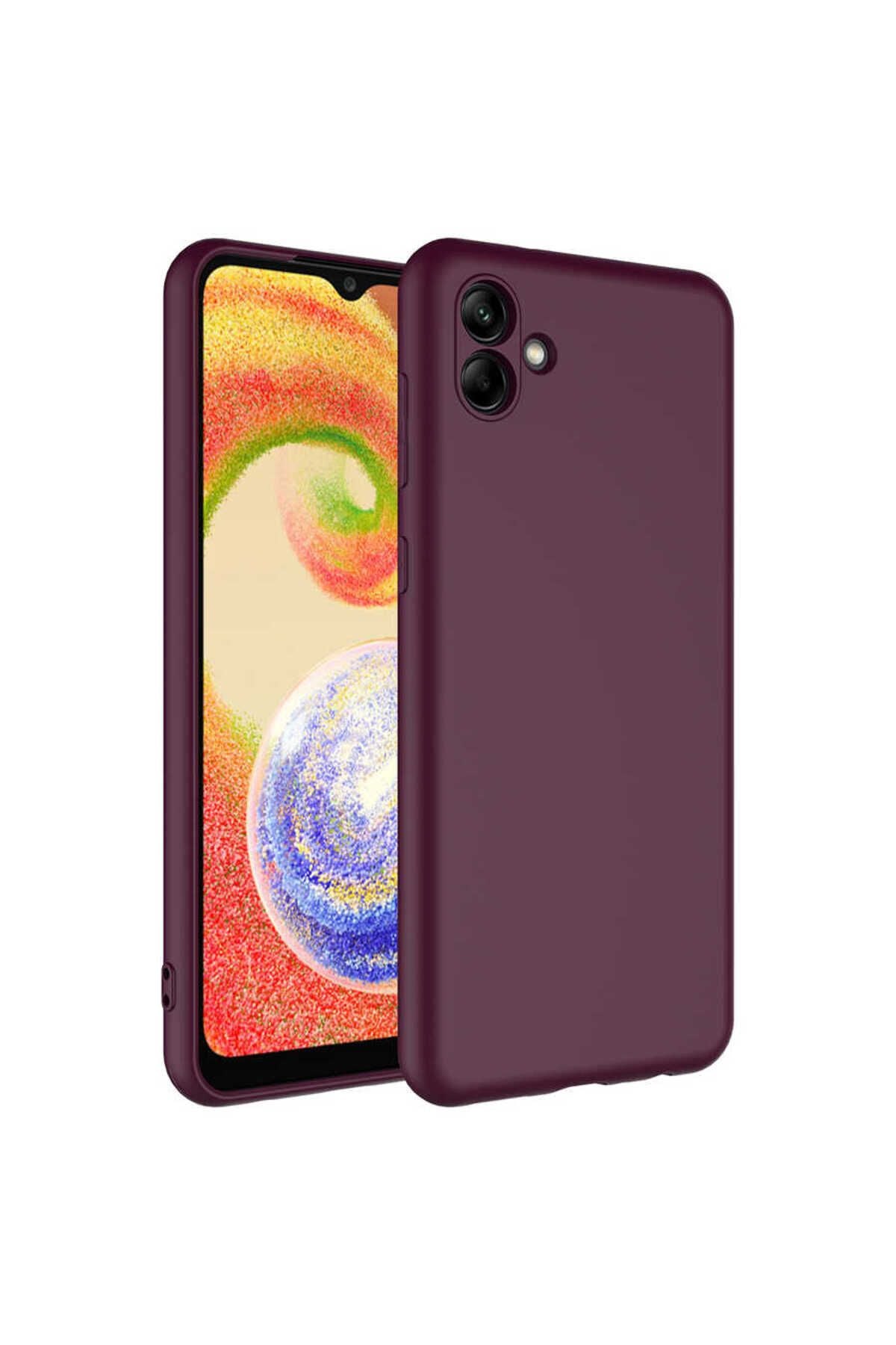 Galaxy A04 Kılıf TKNR Mara Lansman Kapak - Lila