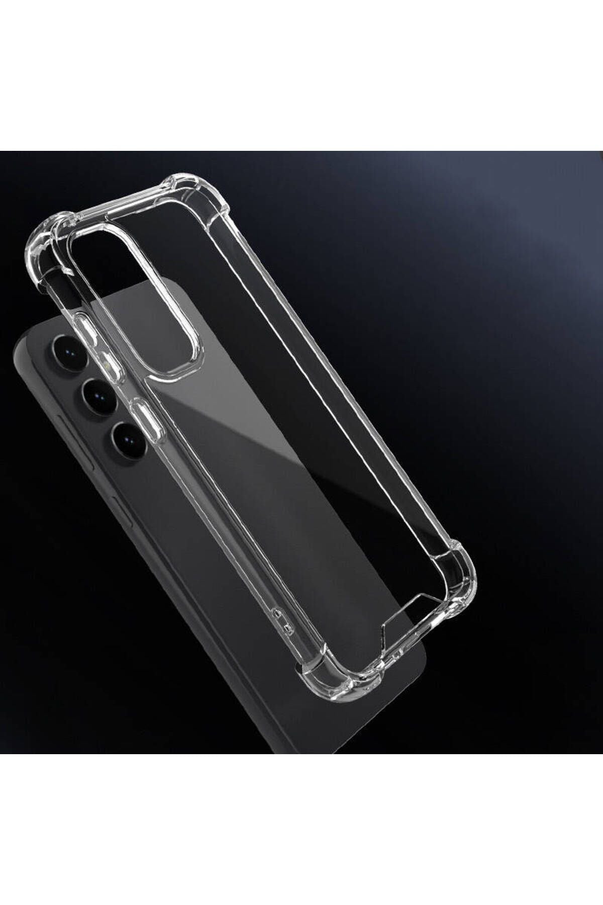 Galaxy S23 FE Uyumlu MKC Nitro Anti Shock Silikon-Renksiz