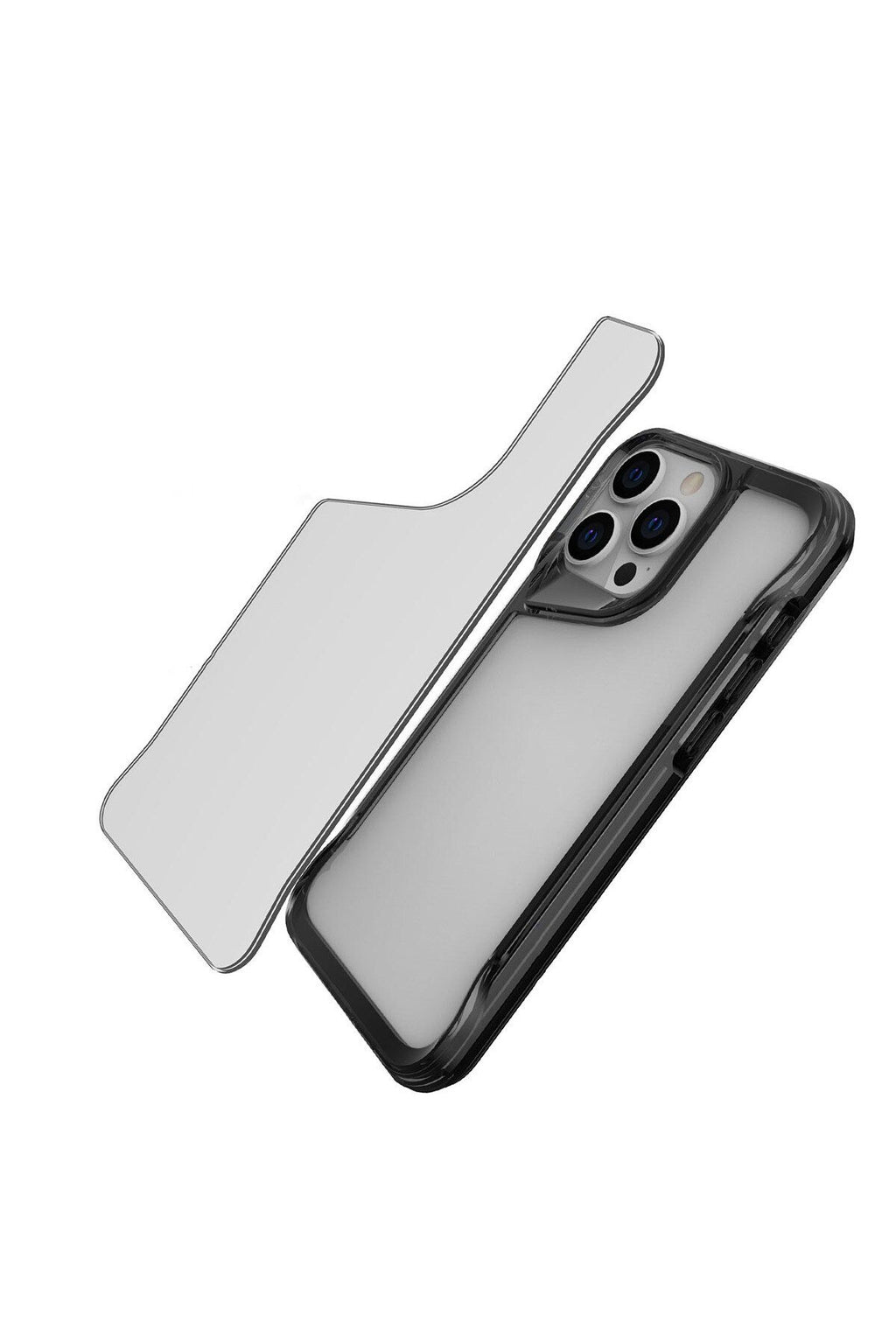 iPhone 15 Pro Uyumlu Zore T-Max Kılıf-Koyu Gri