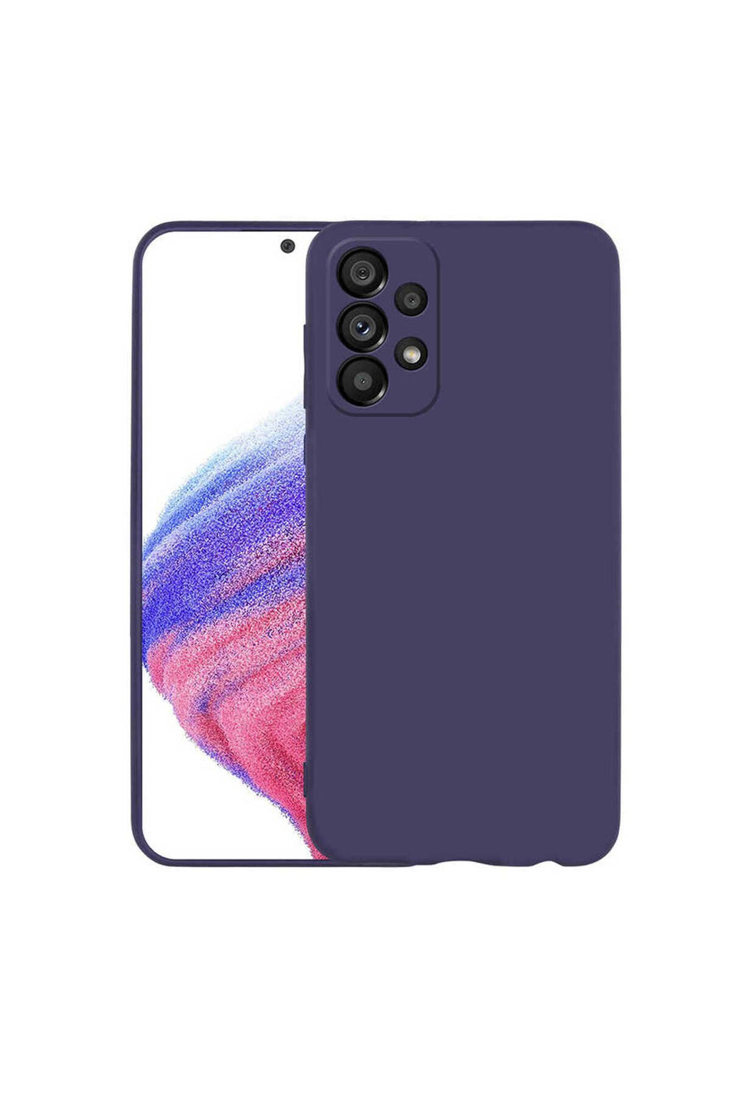 Galaxy A33 5G Kılıf Zore Premier Silikon Kapak - Lacivert