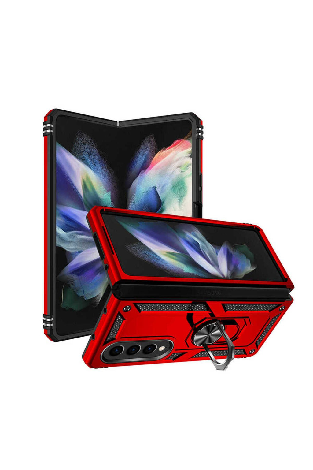 Galaxy Z Fold 4 Uyumlu TQR Vega Kılıf-Siyah