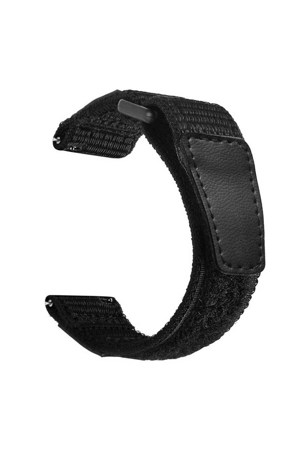 Galaxy Watch 46mm (22mm) Magic Nylon Zore Kordon-Siyah