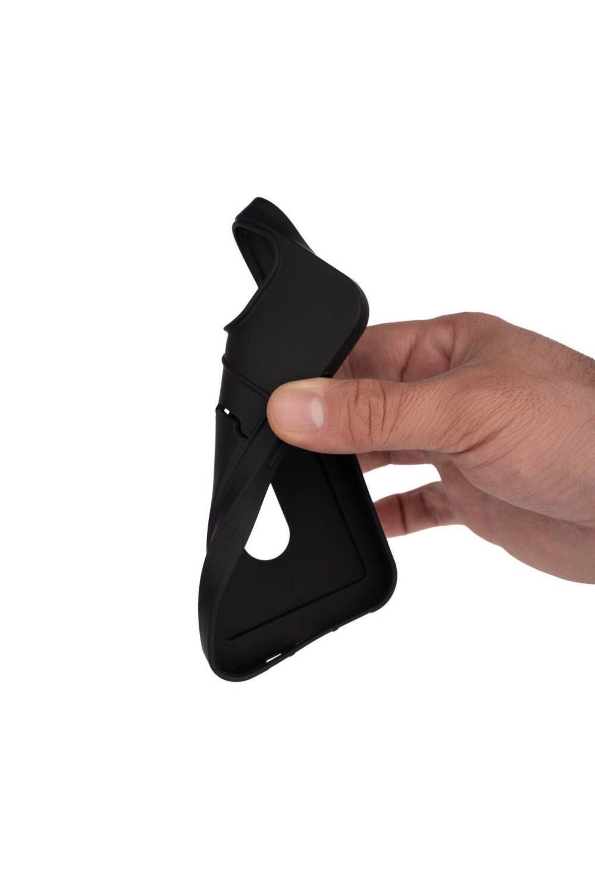 iPhone 15 Pro Max Kılıf Zore Dora Kartlıklı Silikon Kapak - Siyah