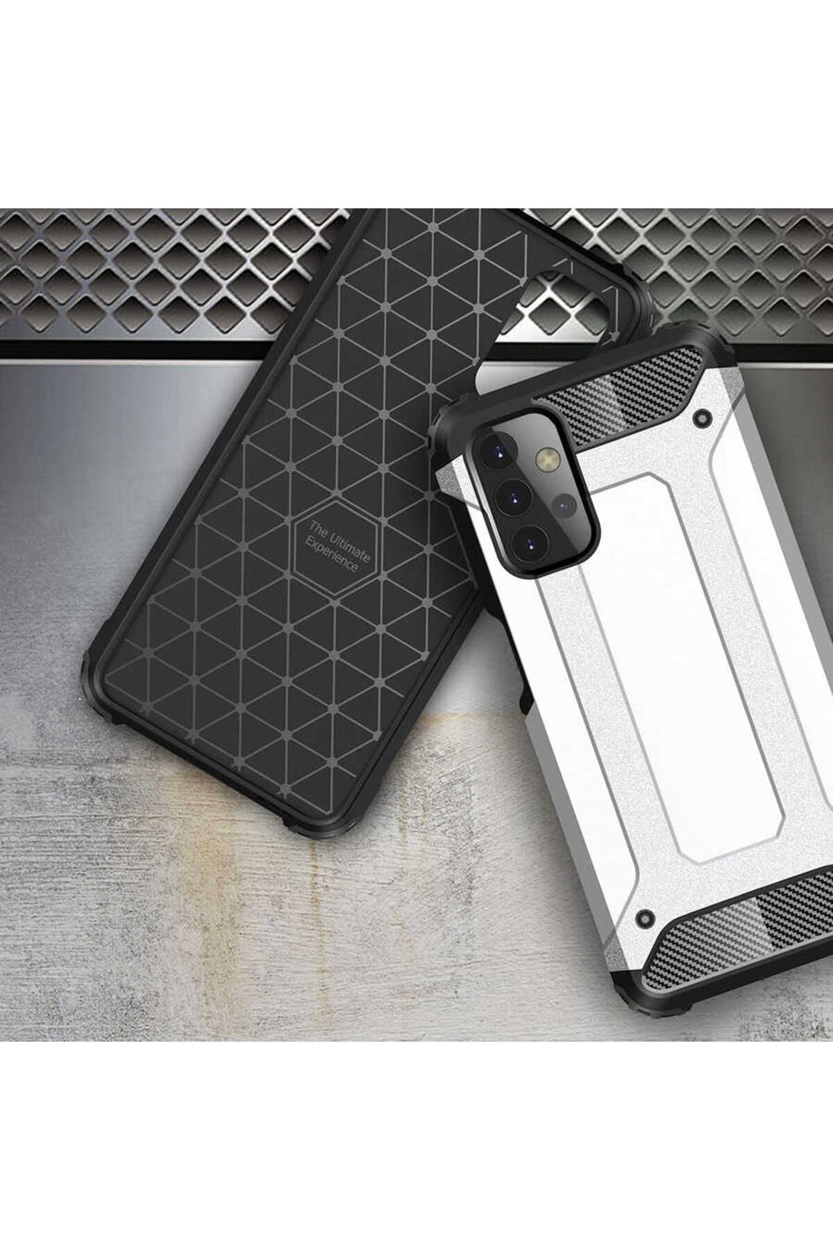 Galaxy A13 4G Kılıf Zore Crash Silikon Kapak - Gold