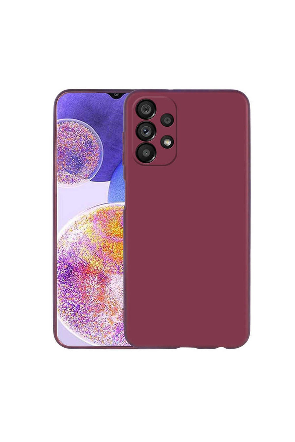 Galaxy A23 Kılıf Zore Premier Silikon Kapak - Rose Gold