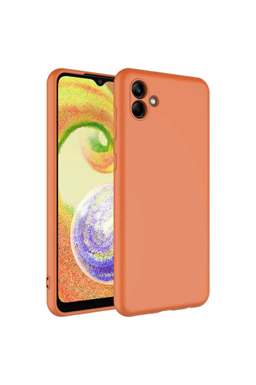 Galaxy A04 Kılıf Zore Mara Lansman Kapak - Turuncu