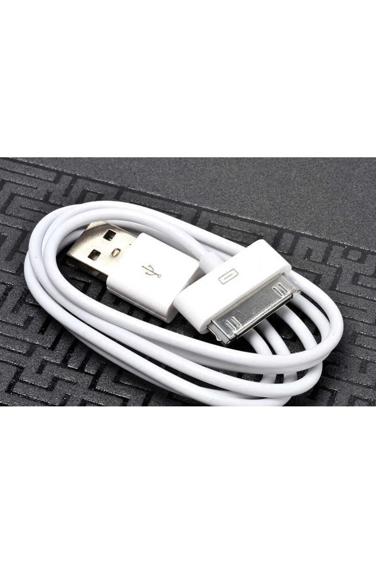 Beyaz iPhone 4S Usb Kablo-Zore